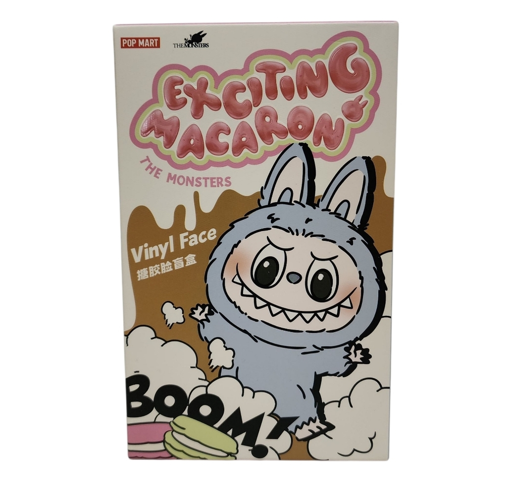 Authentic Pop Mart Labubu Monster Exciting Macaron Sesame Bean Sealed Confirmed